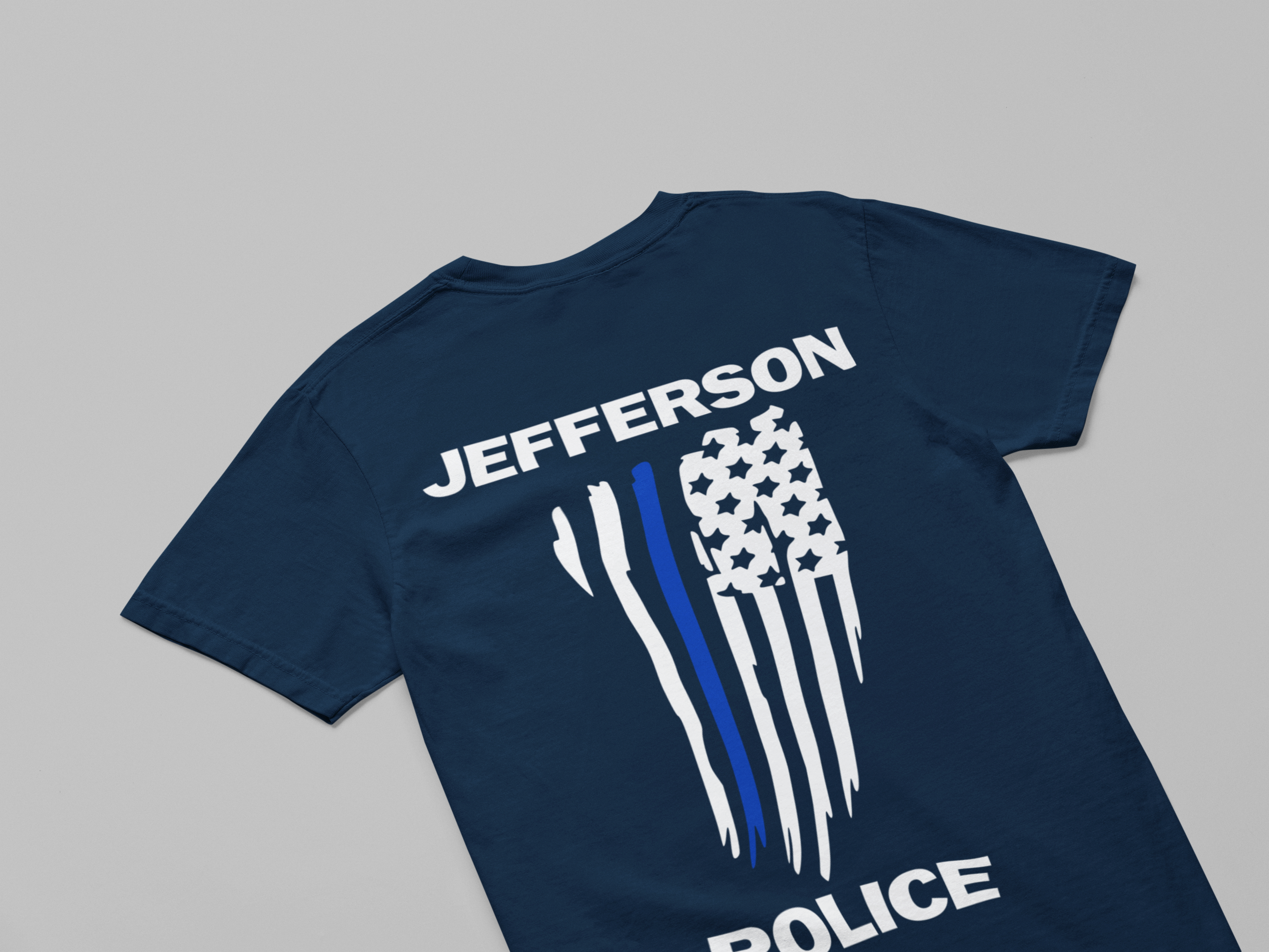 Custom Police Department Tee Shirt