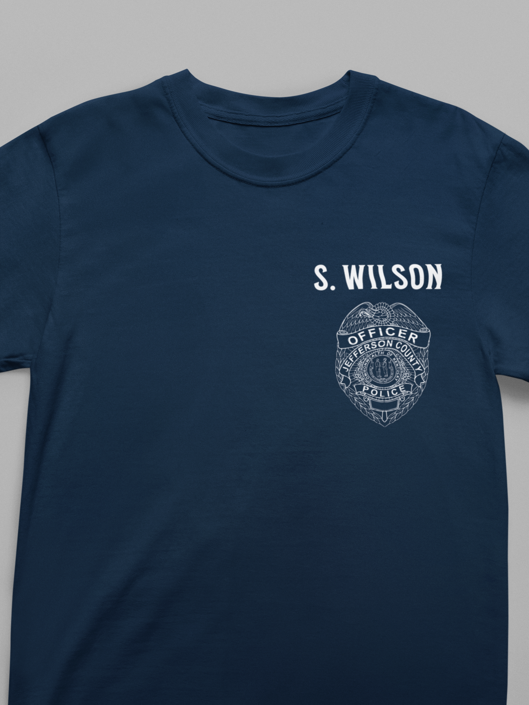 Custom Police Department Tee Shirt